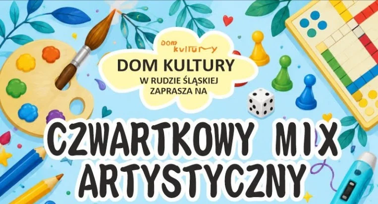 Czwartkowy Mix Artystyczny dla dzieci - lipcowe warsztaty w Domu Kultury w Bielszowice