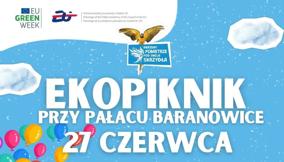 Ekopiknik przy Pałacu Baranowice w sobotę. Będą quizy, teatr i roślinki