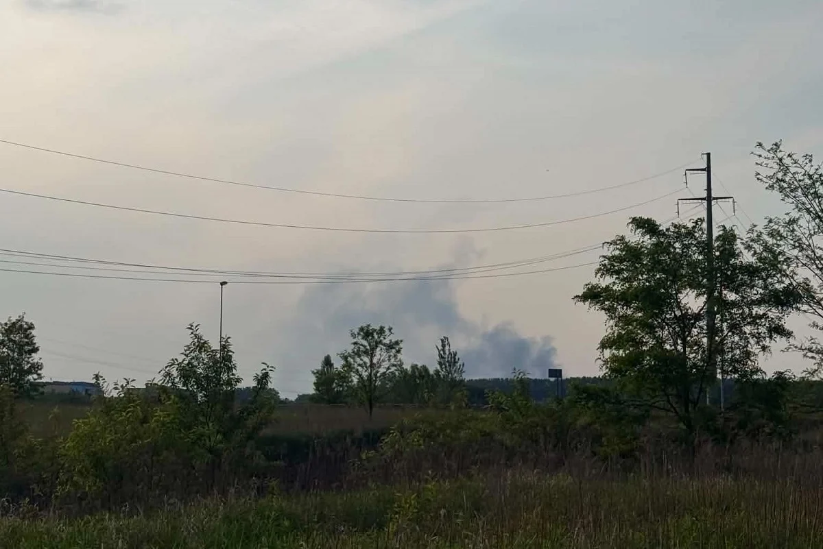 Pożar dzikiego wysypiska w Zabrzu. Czarny dym było widać daleko poza miastem