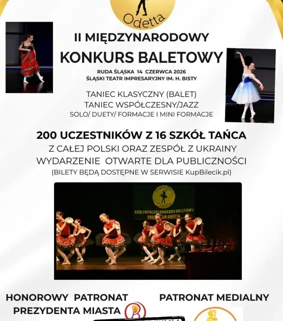 Grand Prix Odetta 2026 w Rudzie Śląskiej – II Międzynarodowy Konkurs Baletowy