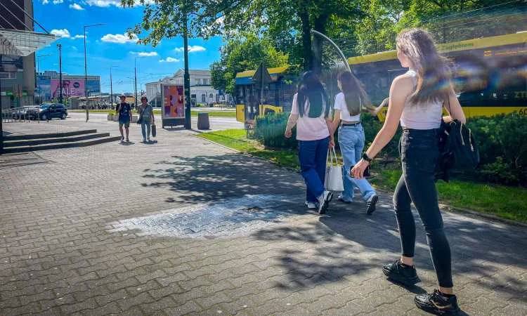 Upały w Sosnowcu. Miasto uruchamia łuki zamgławiające i punkt z wodą
