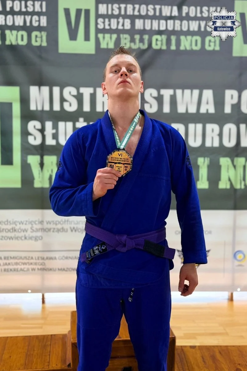 Mistrz Polski w policyjnym mundurze. Katowicki policjant ponownie najlepszy w kraju! / fot. KMP Katowice
