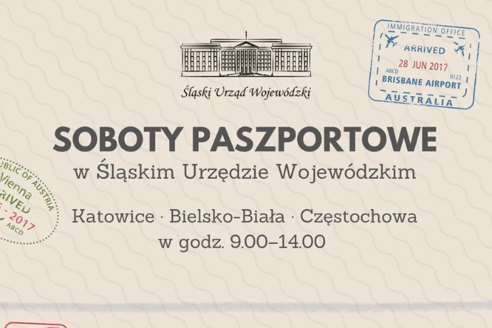 Sobota paszportowa w ŚUW. 13 czerwca będzie można złożyć wniosek i odebrać paszport