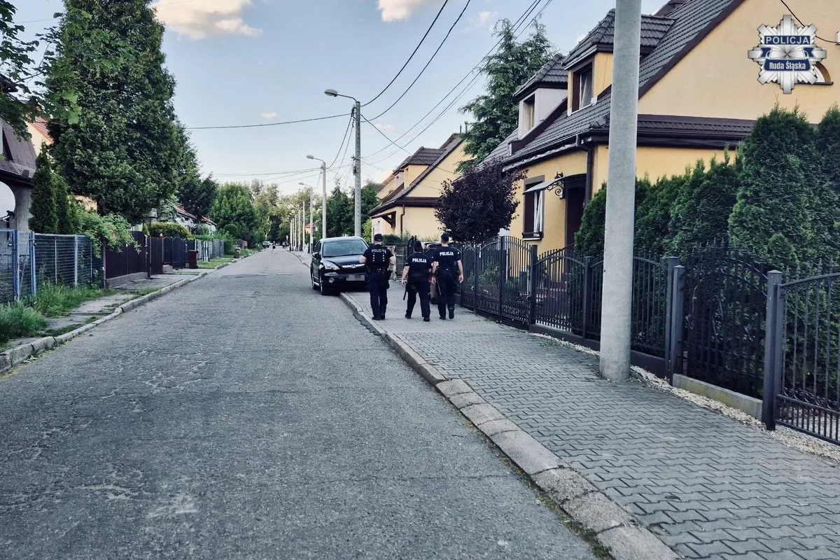 Słuchacze Szkoły Policji patrolowali ulice Rudy Śląskiej / fot. KMP Ruda Śląska