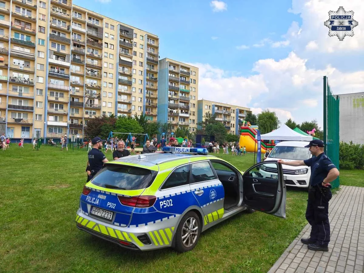 Policjanci u najmłodszych w Zabrzu. Były rozmowy o wakacyjnym bezpieczeństwie