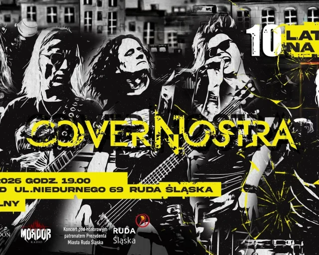 CoverNostra będzie świętować 10-lecie działalności w Druid Pub w Rudzie Śląskiej