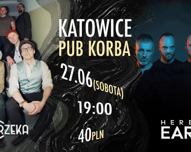 Koncert Temat Rzeka i Here on Earth w Pubie Korba
