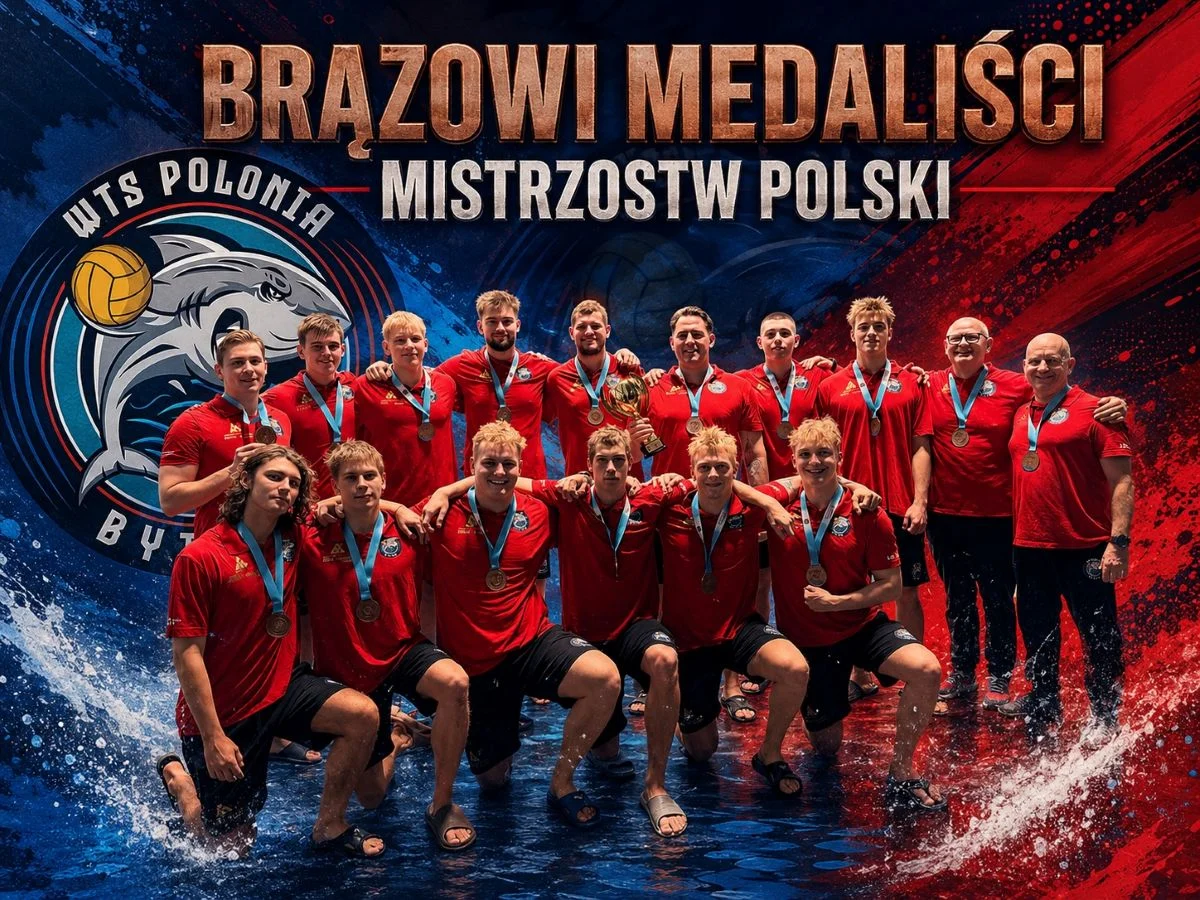 Piłkarze wodni WTS Polonia Bytom z brązowymi medalami mistrzostw Polski