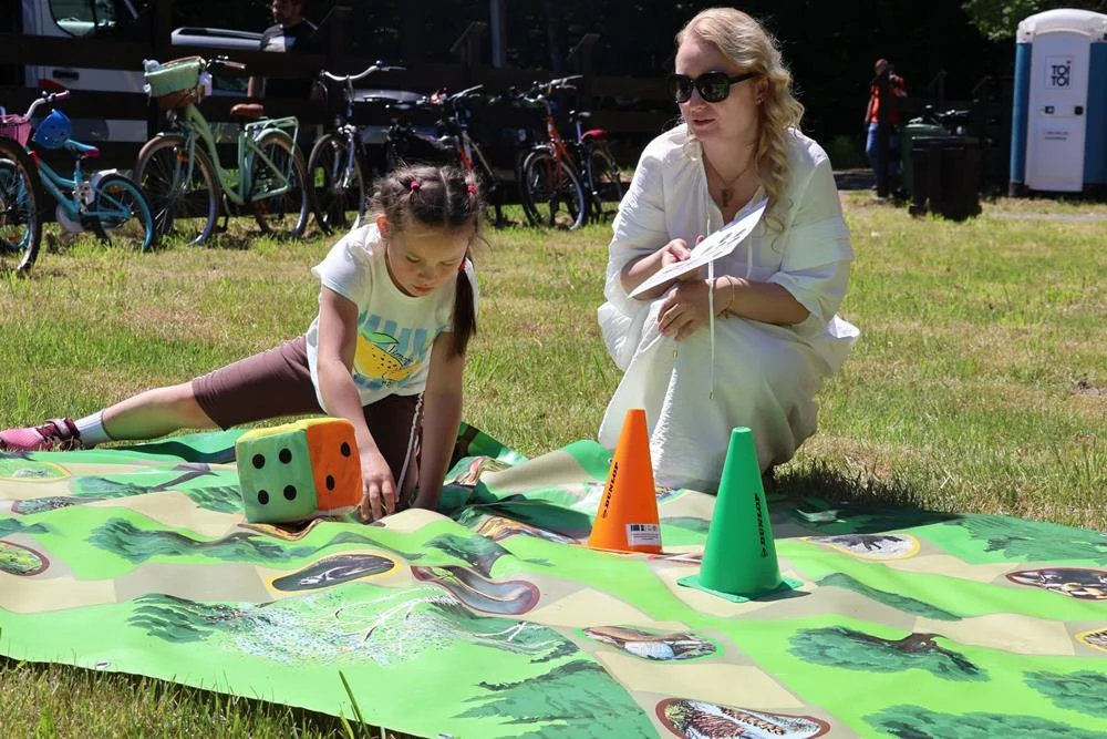 Rowerowy piknik na Mitręgówce przyciągnął tłumy. Burmistrz zapowiedział kolejne edycje