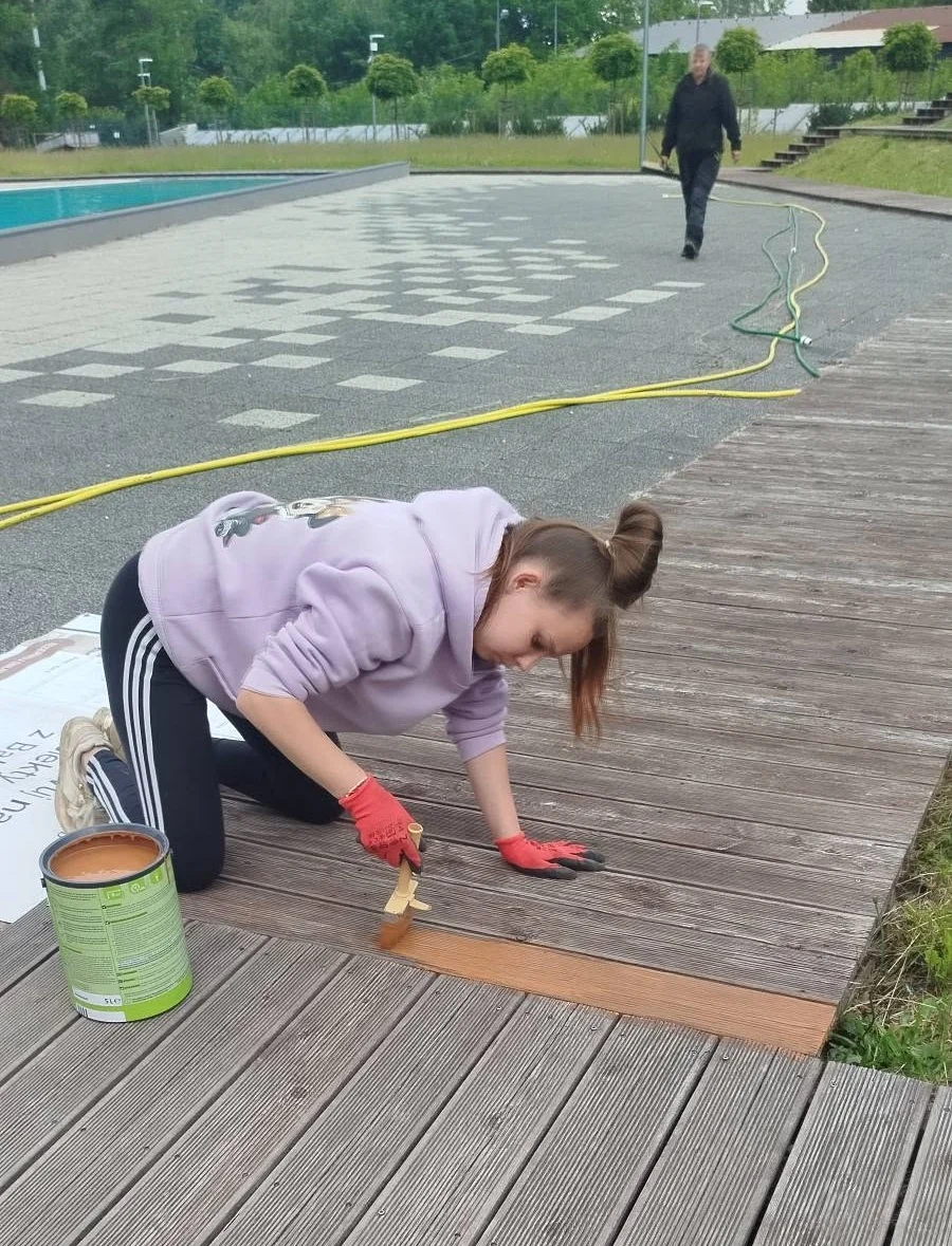Basen OSiR Skałka coraz bliżej otwarcia. Trwają ostatnie przygotowania / fot. OSiR Skałka FB