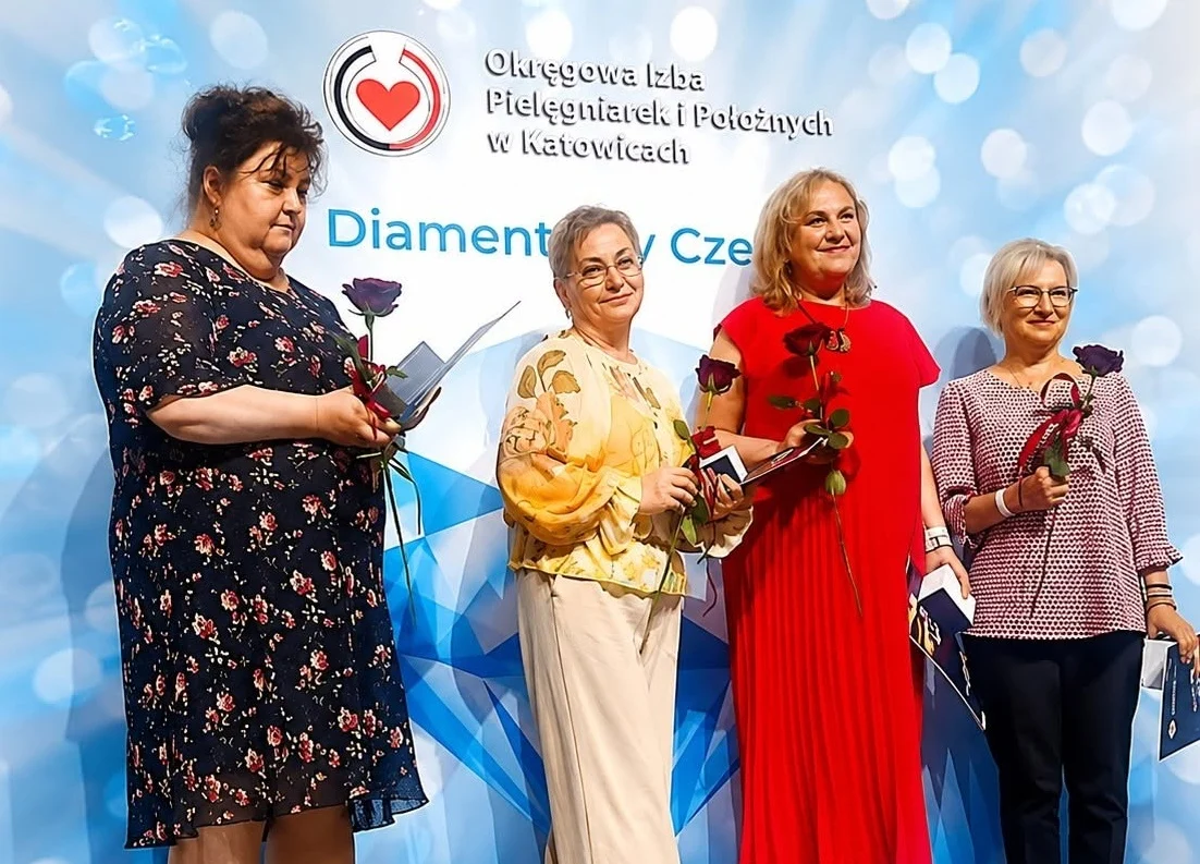 Pielęgniarki z Rudy Śląskiej uhonorowane podczas gali „Diamentowy Czepek”