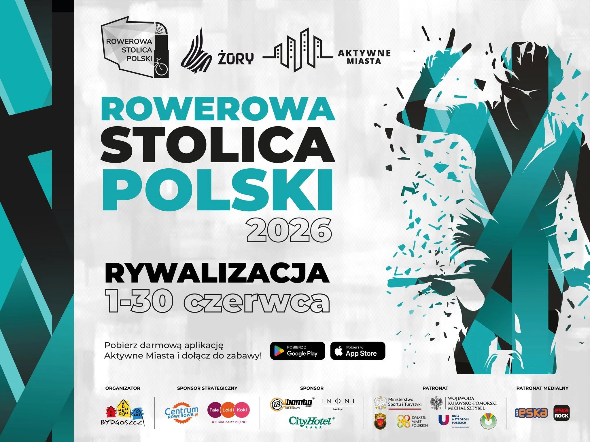 Rowerowa Stolica Polski 2026. Żorzanie walczą o cenne nagrody w trzech kategoriach