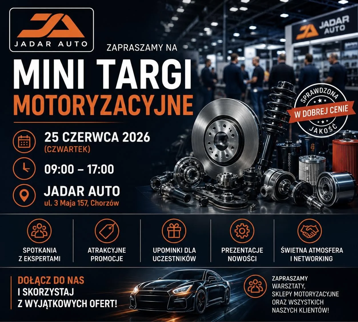 Mini Targi Motoryzacyjne w JADAR AUTO w Chorzowie / fot. organizatora
