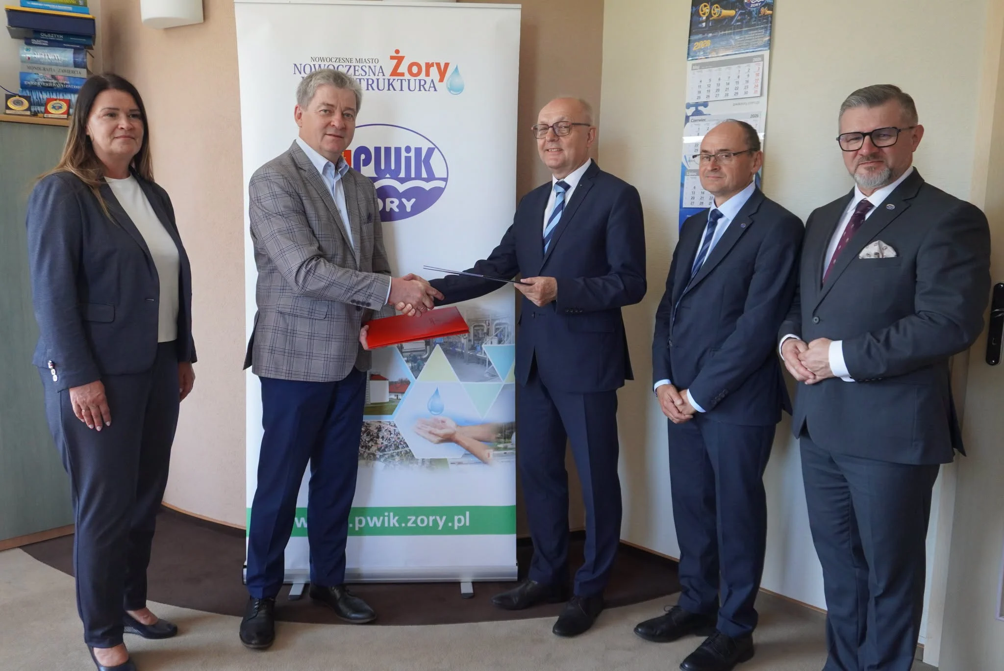 Umowa PWiK Żory z BGK podpisana / fot. UM Żory