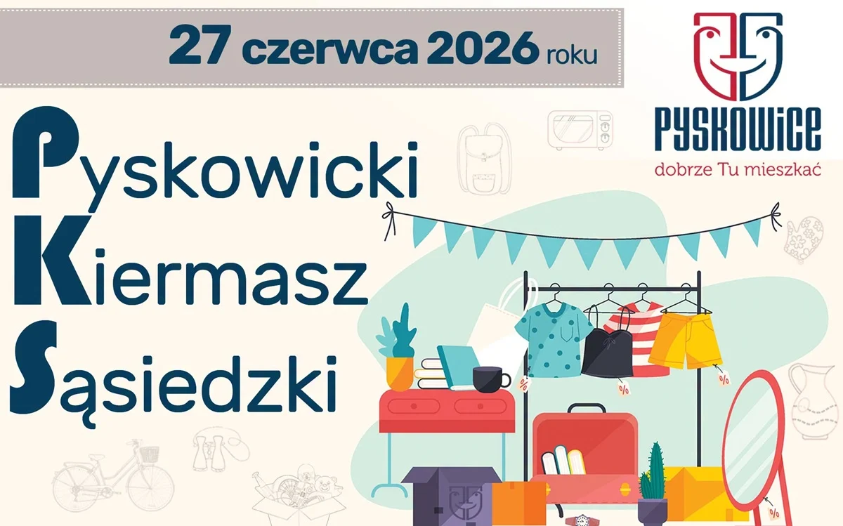 Przed nami kolejny Pyskowicki Kiermasz Sąsiedzki. W sobotę sprzedaż i zbiórka tekstyliów