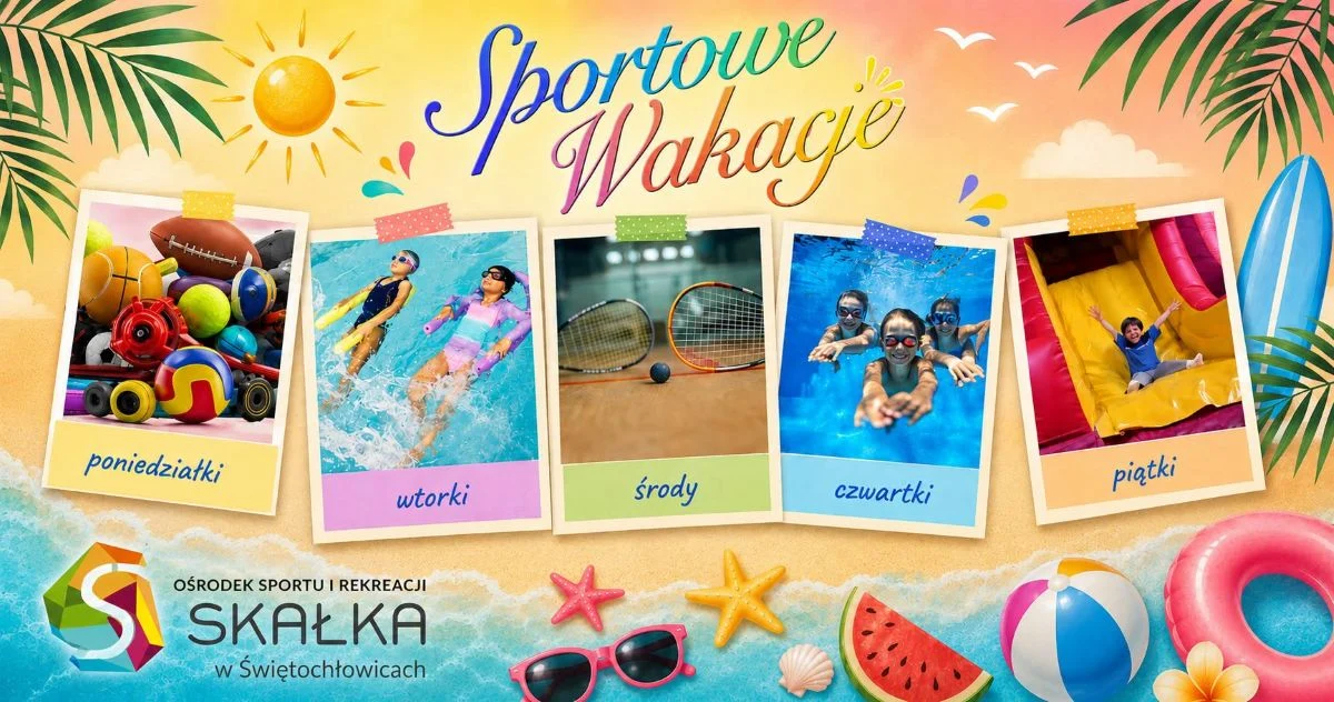 Lato w mieście? OSiR Skałka szykuje wakacyjny program dla najmłodszych