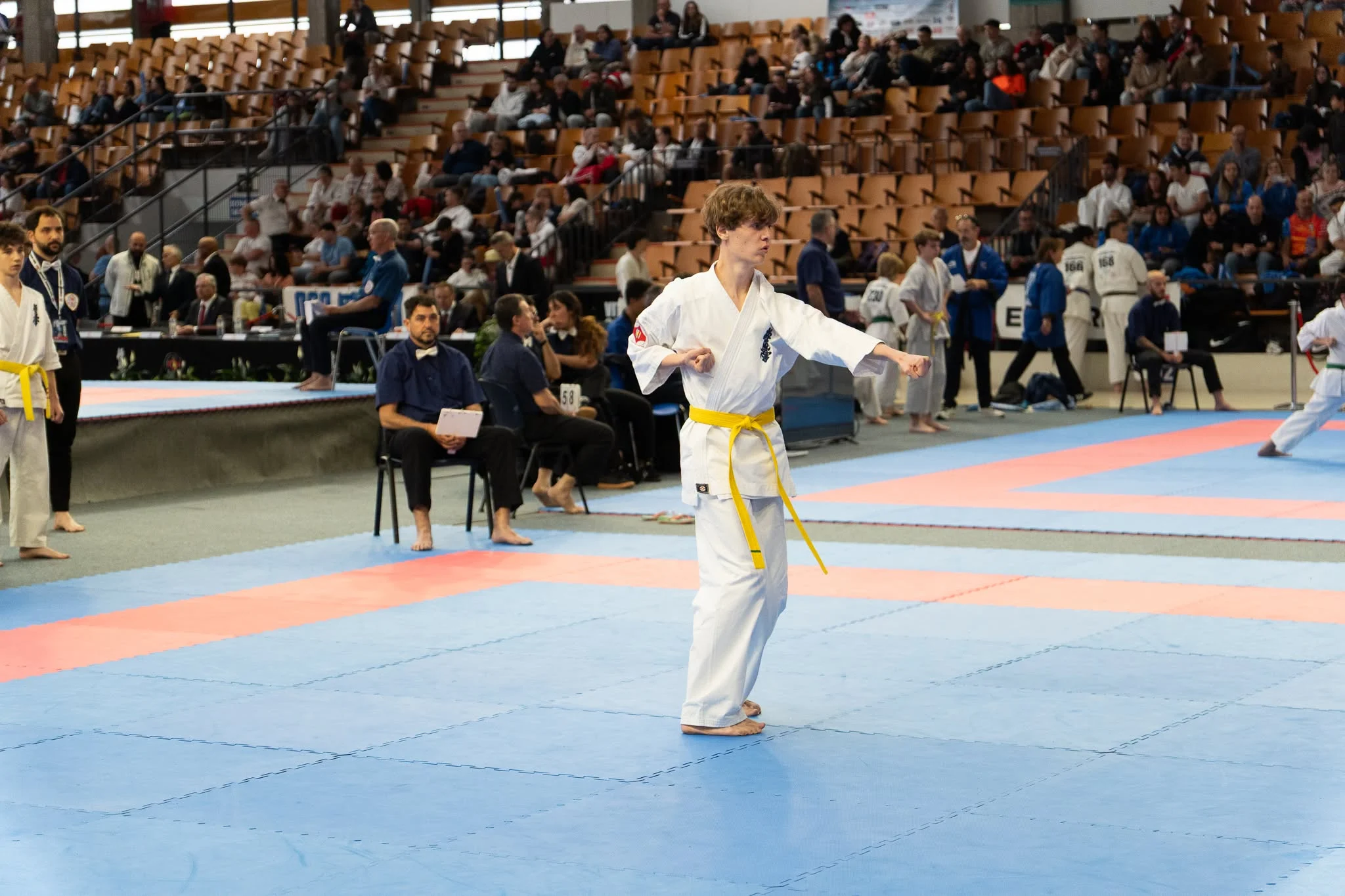 Sensei Dariusz Kudyk z dwoma medalami Pucharu Świata w Hiszpanii / fot. UM Żory
