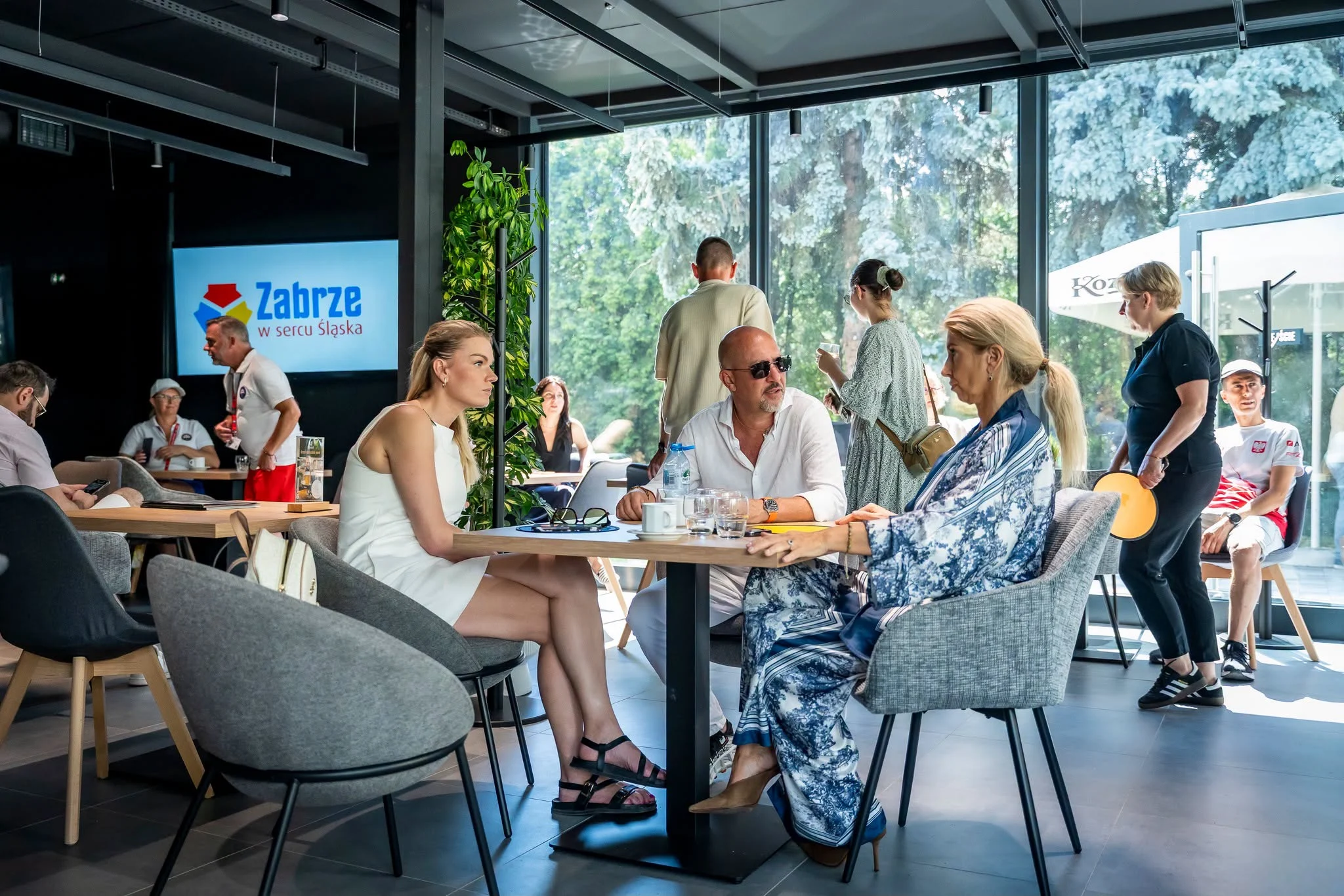 "Chillout dla Biznesu" w Zabrzu. Rodzinna strefa na Tenis Arena przyciągnęła najmłodszych