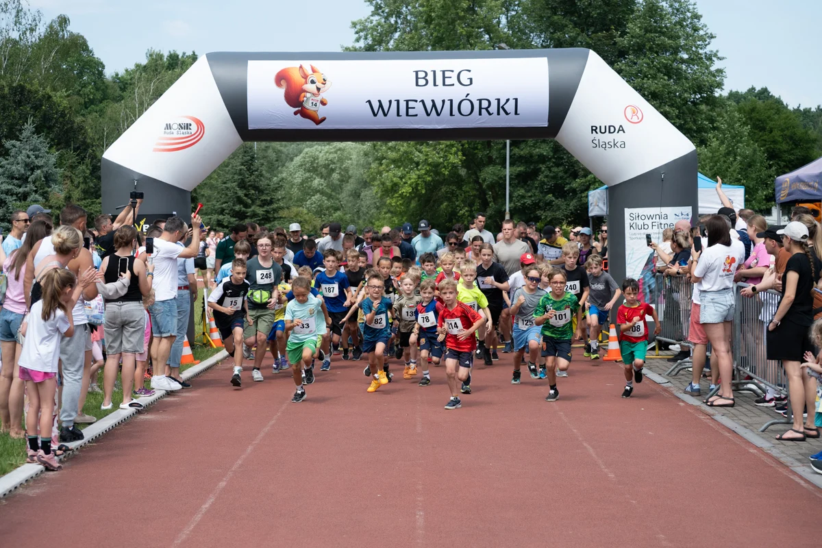 Za nami kolejny Bieg Wiewiórki w Rudzie Śląskiej. Było gorąco, sportowo i rodzinnie / fot. Marek Faber