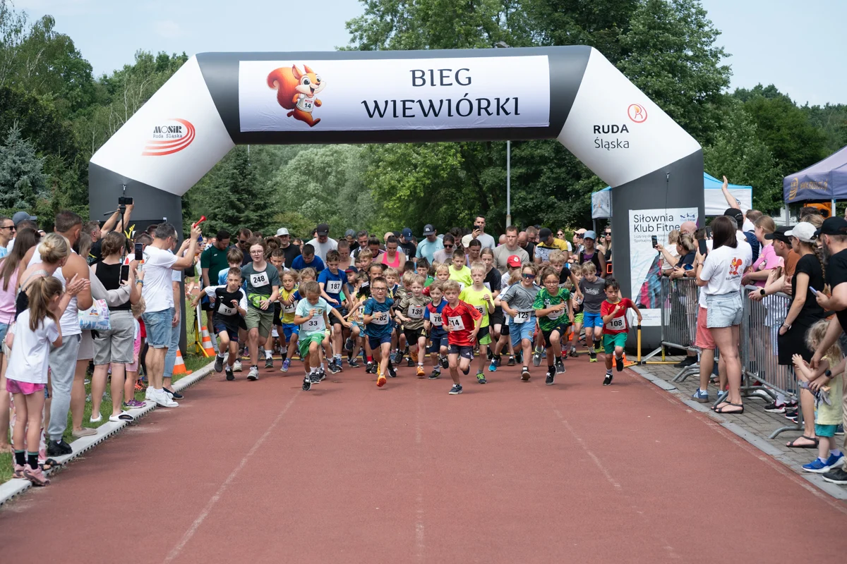 Za nami kolejny Bieg Wiewiórki w Rudzie Śląskiej. Było gorąco, sportowo i rodzinnie / fot. Marek Faber