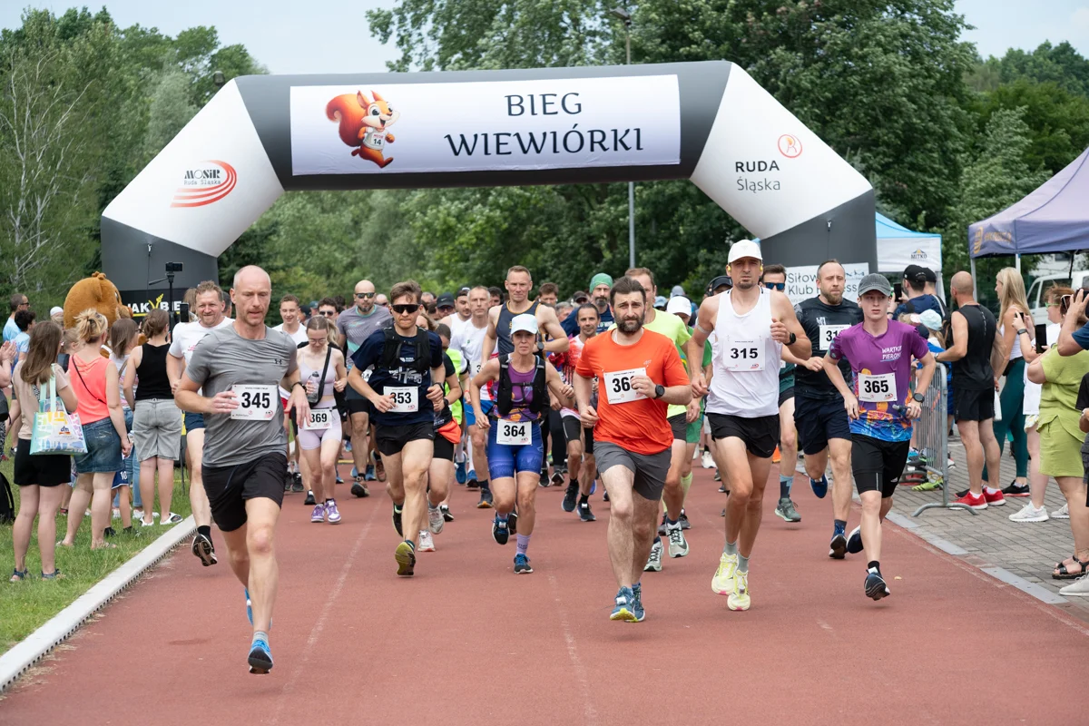Za nami kolejny Bieg Wiewiórki w Rudzie Śląskiej. Było gorąco, sportowo i rodzinnie / fot. Marek Faber