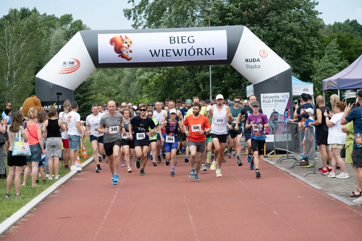 Za nami kolejny Bieg Wiewiórki w Rudzie Śląskiej. Było gorąco, sportowo i rodzinnie / fot. Marek Faber