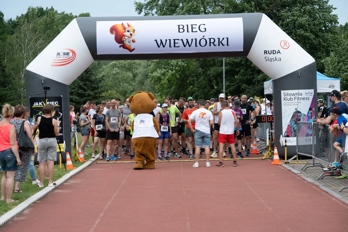 Za nami kolejny Bieg Wiewiórki w Rudzie Śląskiej. Było gorąco, sportowo i rodzinnie / fot. Marek Faber