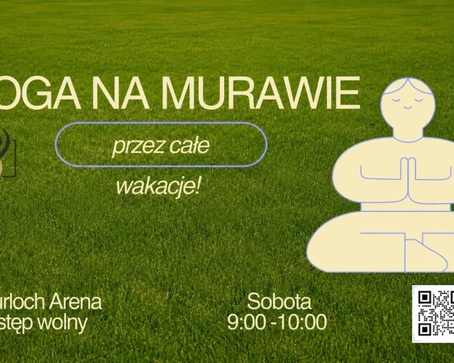 Joga na murawie Burloch Areny