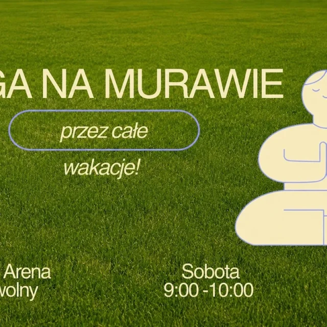 Joga na murawie Burloch Areny