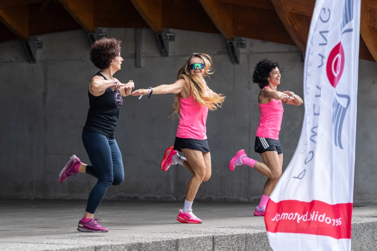 Bytom pobiegł z mistrzynią. Joanna Tywczyńska poprowadziła wspólny trening / fot. UM Bytom