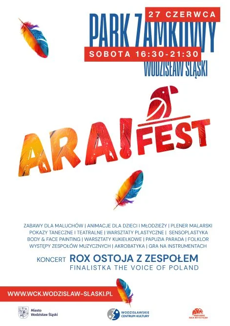 Tropikalne Rio w Parku Zamkowym. ARA!Fest rozwinie skrzydła już w sobotę