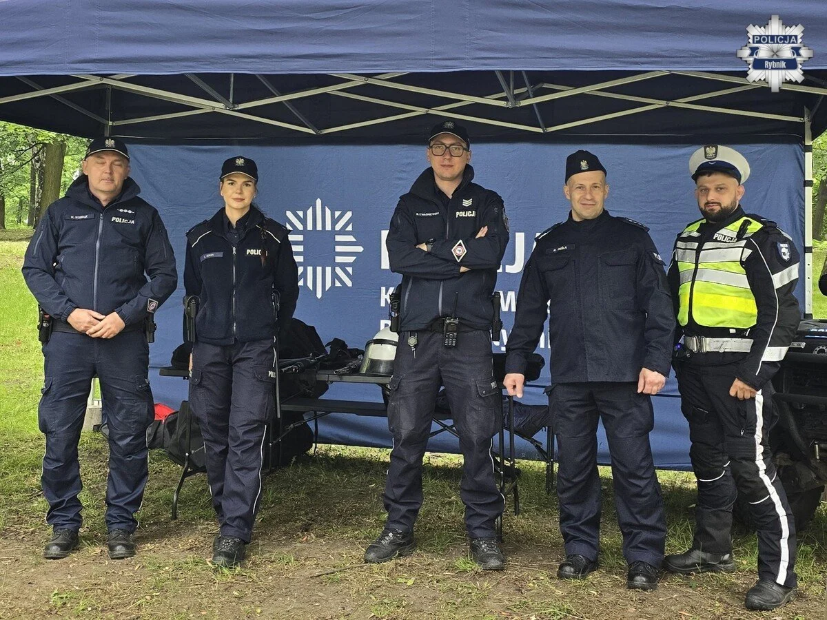 Dzieci poznały pracę policjantów. Rodzinny festyn w Czerwionce pełen atrakcji /fot. KMP Rybnik
