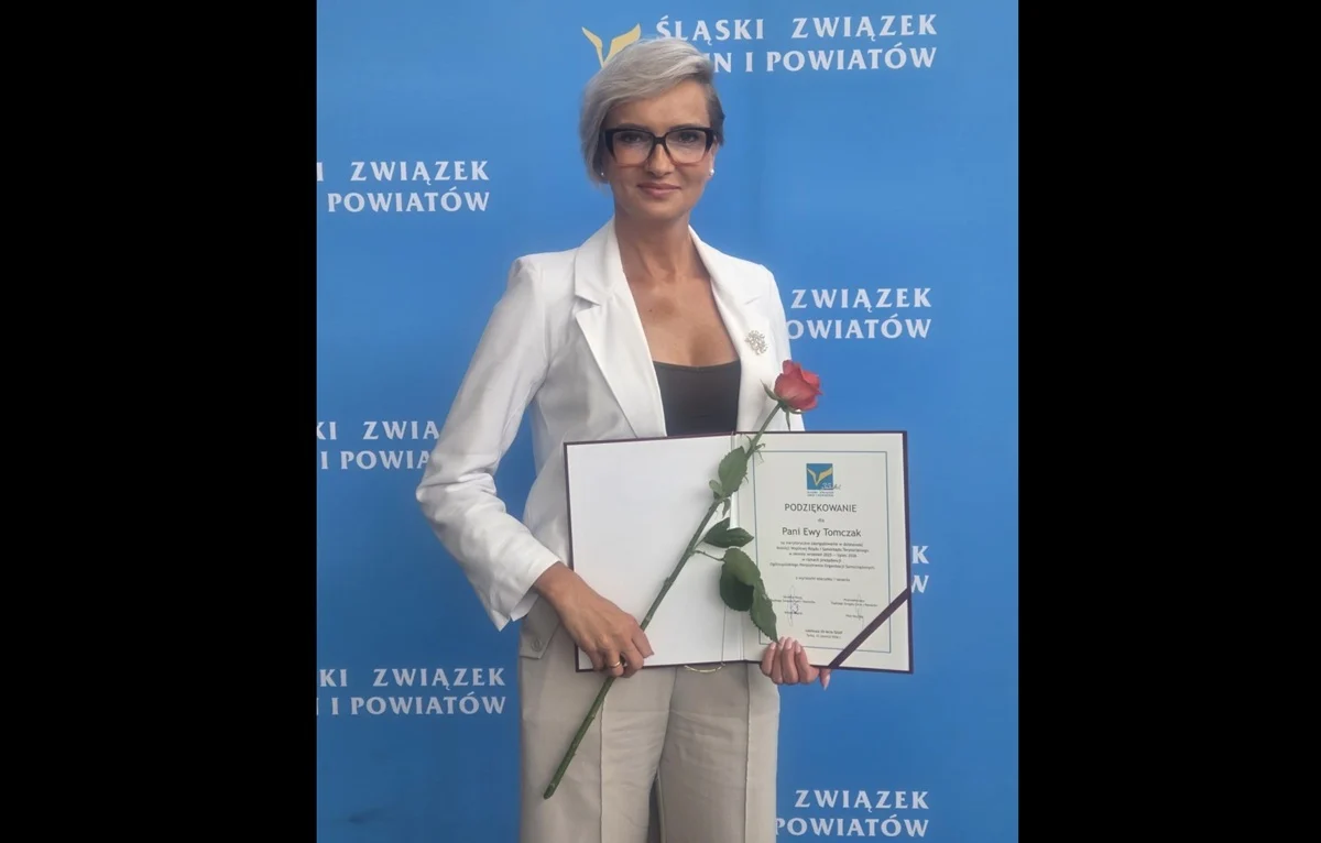 Skarbnik Bytomia wyróżniona podczas jubileuszu Śląskiego Związku Gmin i Powiatów