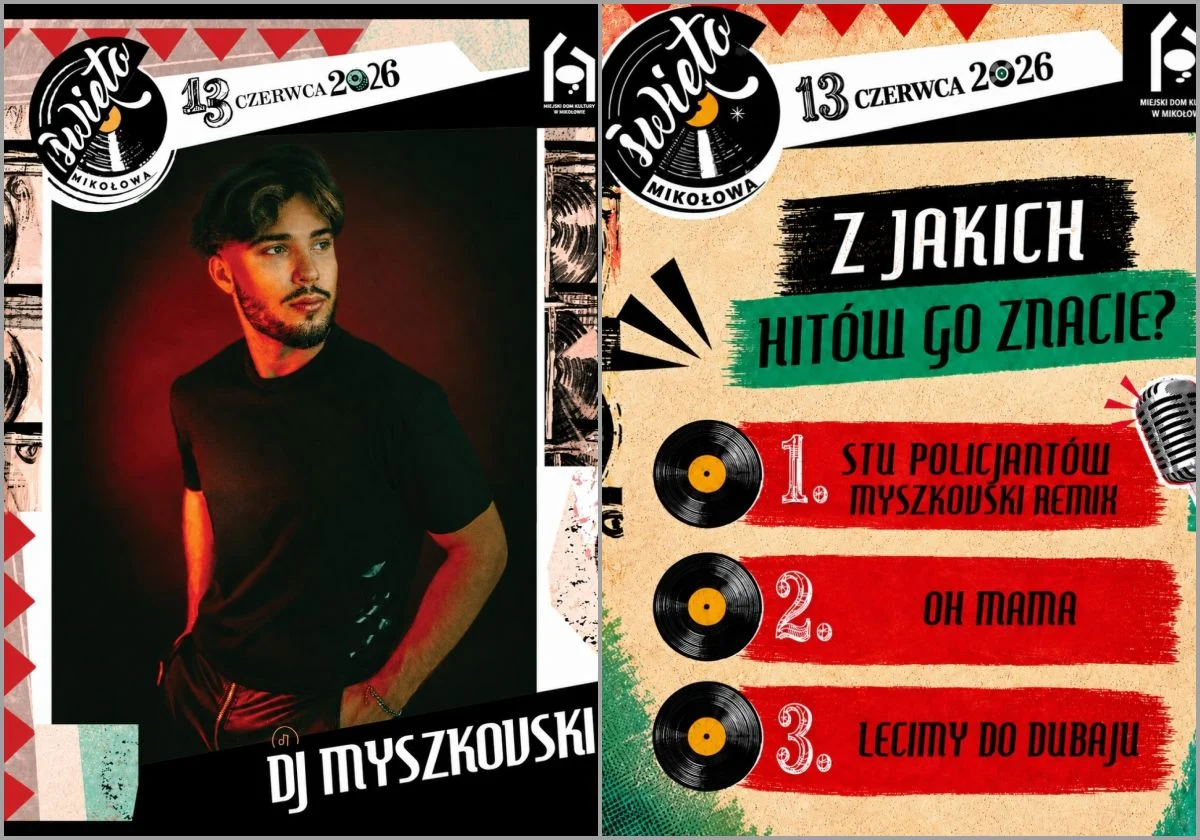 DJ Myszkovski zakończy Święto Mikołowa tanecznym setem