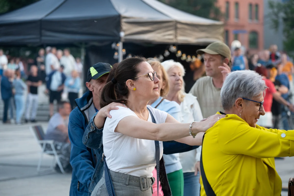 Rynek w Nowym Bytomiu zamienił się w parkiet. Tak Ruda Śląska świętowała Święto Herbu / fot. Marek Faber