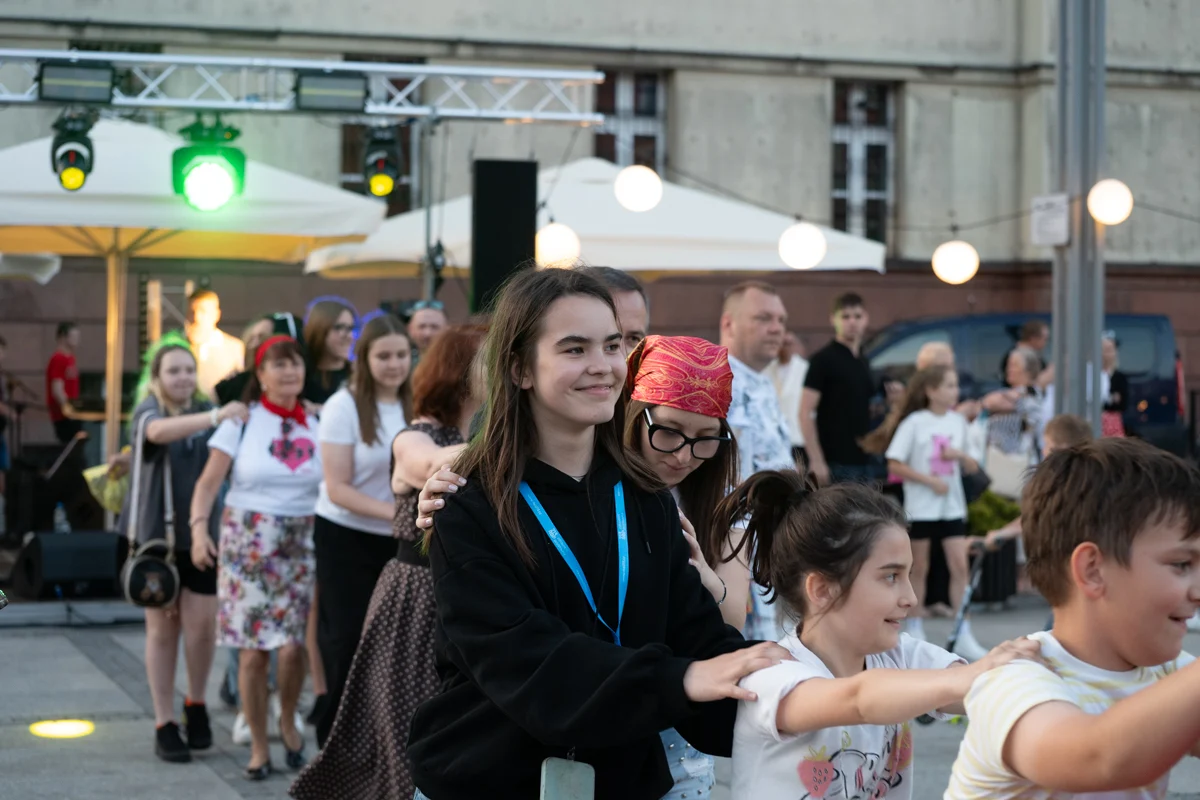 Rynek w Nowym Bytomiu zamienił się w parkiet. Tak Ruda Śląska świętowała Święto Herbu / fot. Marek Faber
