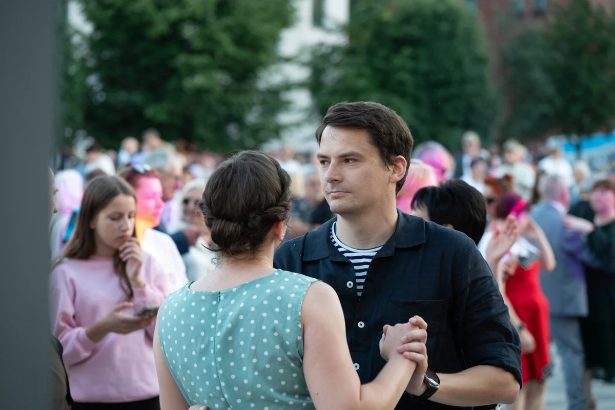 Rynek w Nowym Bytomiu zamienił się w parkiet. Tak Ruda Śląska świętowała Święto Herbu / fot. Marek Faber