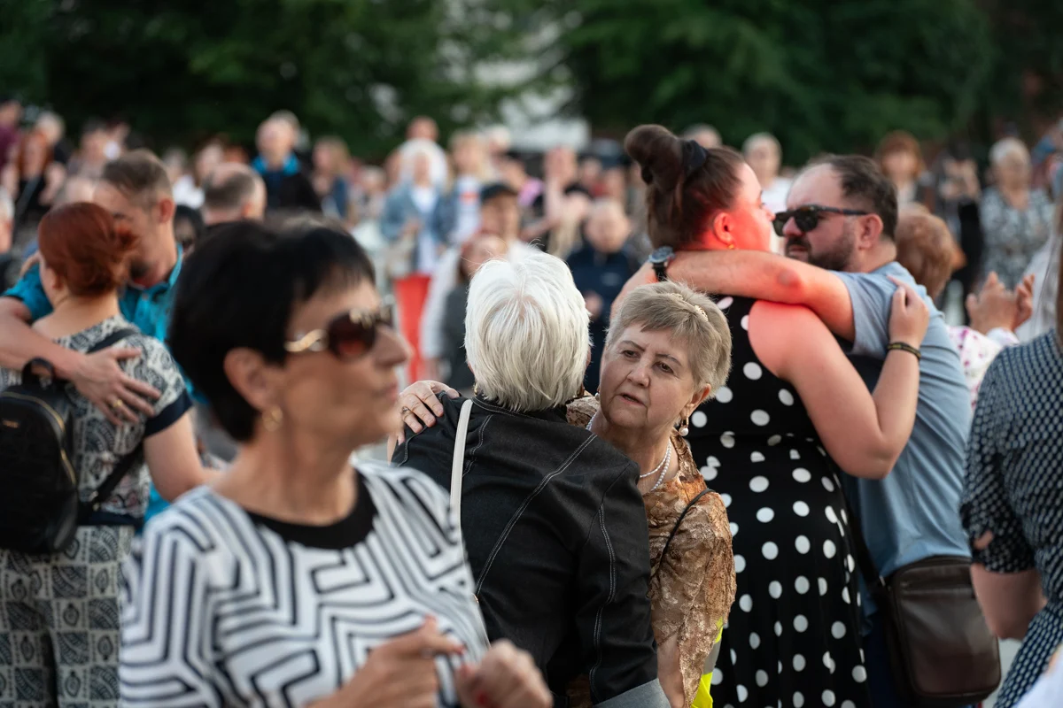 Rynek w Nowym Bytomiu zamienił się w parkiet. Tak Ruda Śląska świętowała Święto Herbu / fot. Marek Faber