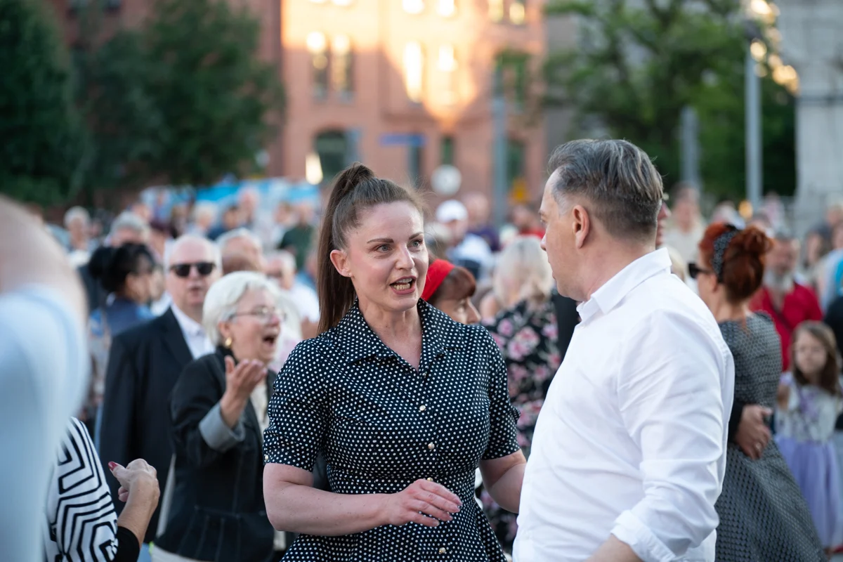 Rynek w Nowym Bytomiu zamienił się w parkiet. Tak Ruda Śląska świętowała Święto Herbu / fot. Marek Faber
