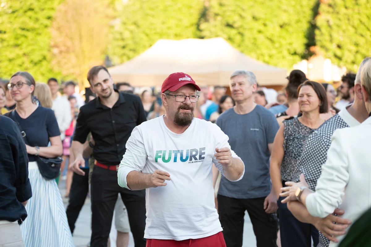 Rynek w Nowym Bytomiu zamienił się w parkiet. Tak Ruda Śląska świętowała Święto Herbu / fot. Marek Faber