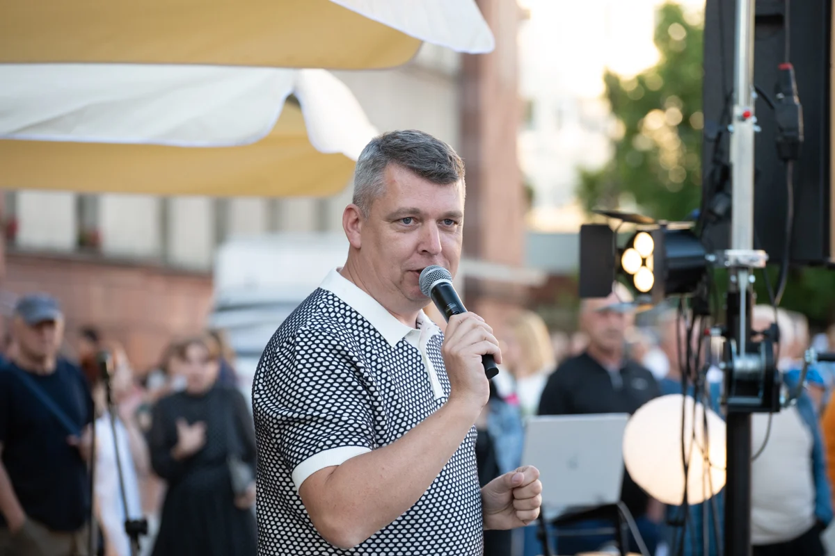 Rynek w Nowym Bytomiu zamienił się w parkiet. Tak Ruda Śląska świętowała Święto Herbu / fot. Marek Faber