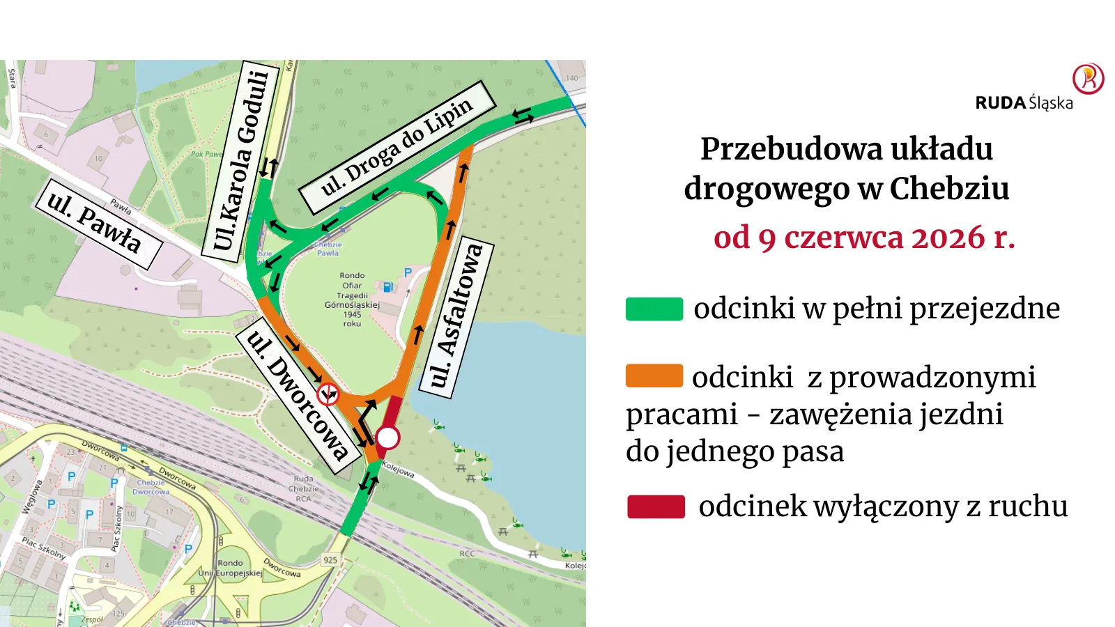 Koniec wahadła w Chebziu, ale nie koniec utrudnień. Zmiany od 9 czerwca