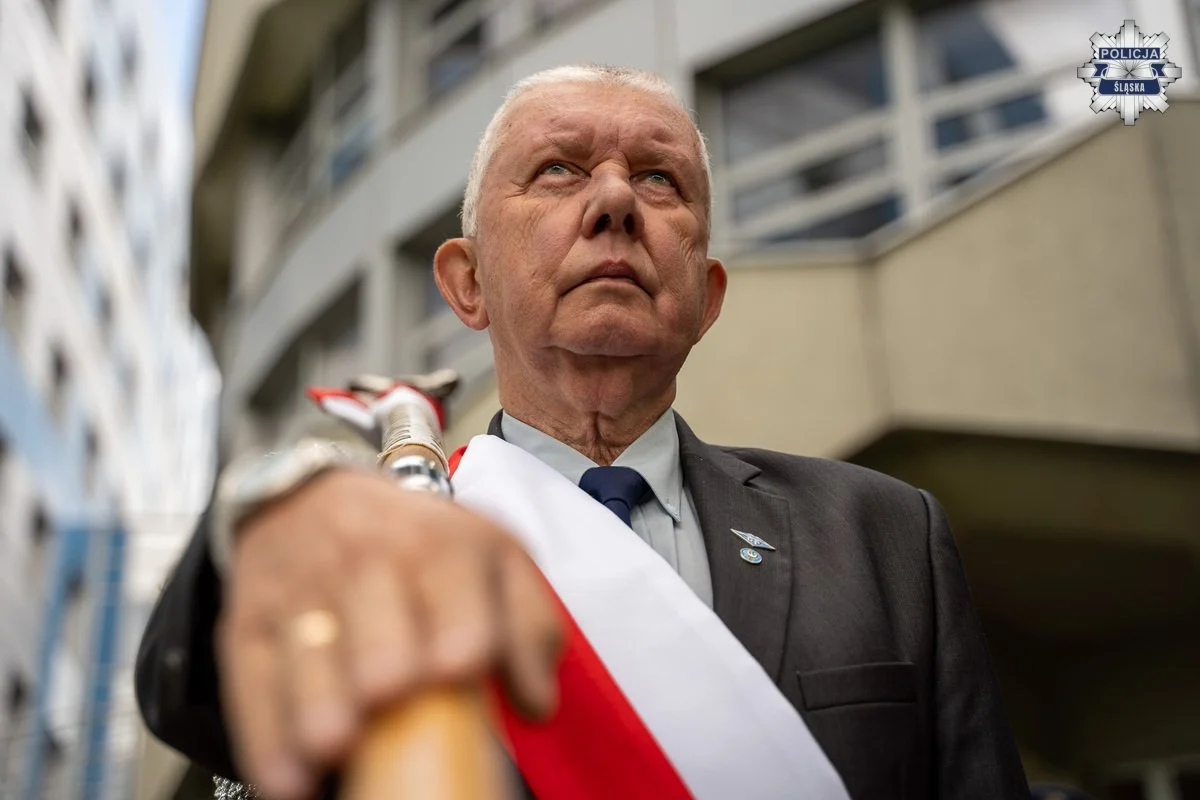 Śląska Policja oddała hołd swojej historii. W Katowicach uczczono 104. rocznicę /fot. Śląska Policja