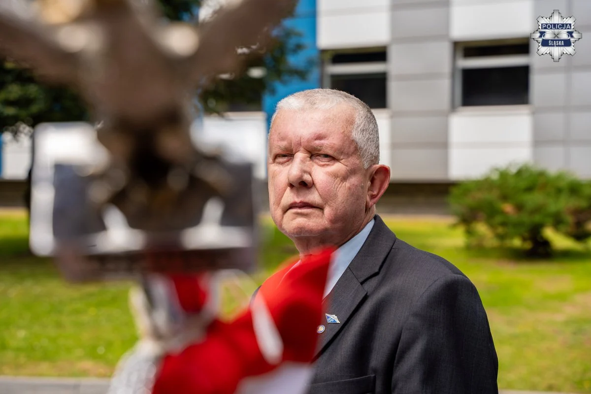 Śląska Policja oddała hołd swojej historii. W Katowicach uczczono 104. rocznicę /fot. Śląska Policja