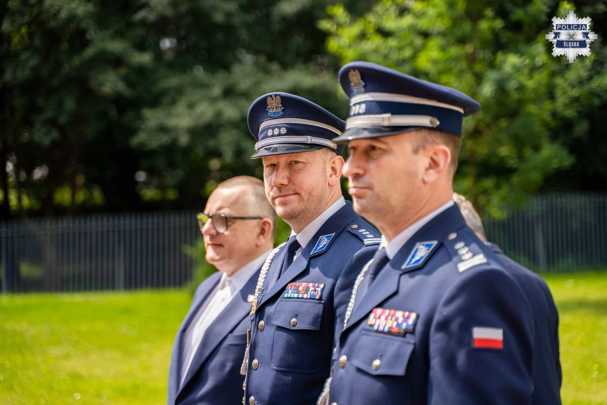 Śląska Policja oddała hołd swojej historii. W Katowicach uczczono 104. rocznicę /fot. Śląska Policja
