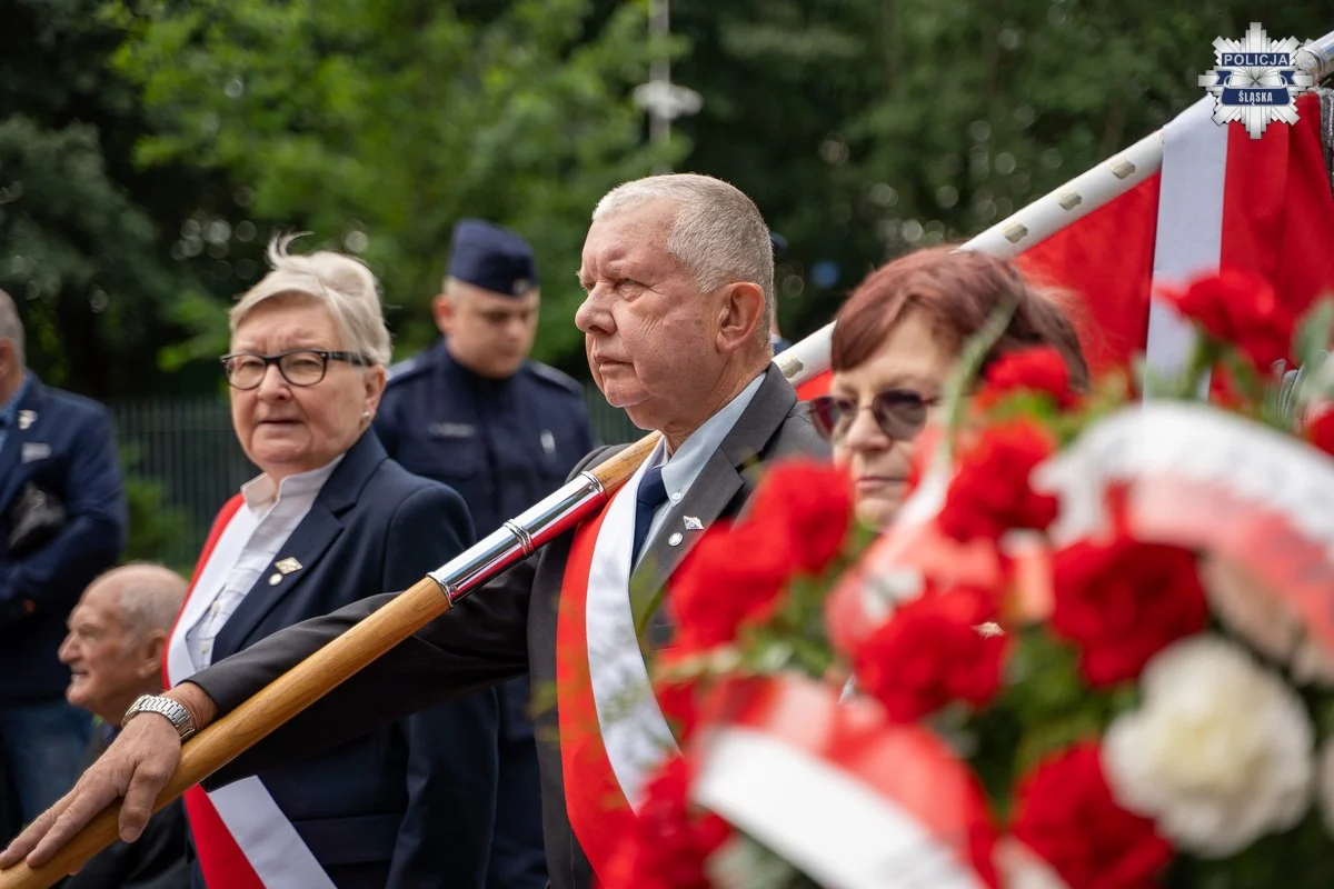 Śląska Policja oddała hołd swojej historii. W Katowicach uczczono 104. rocznicę /fot. Śląska Policja