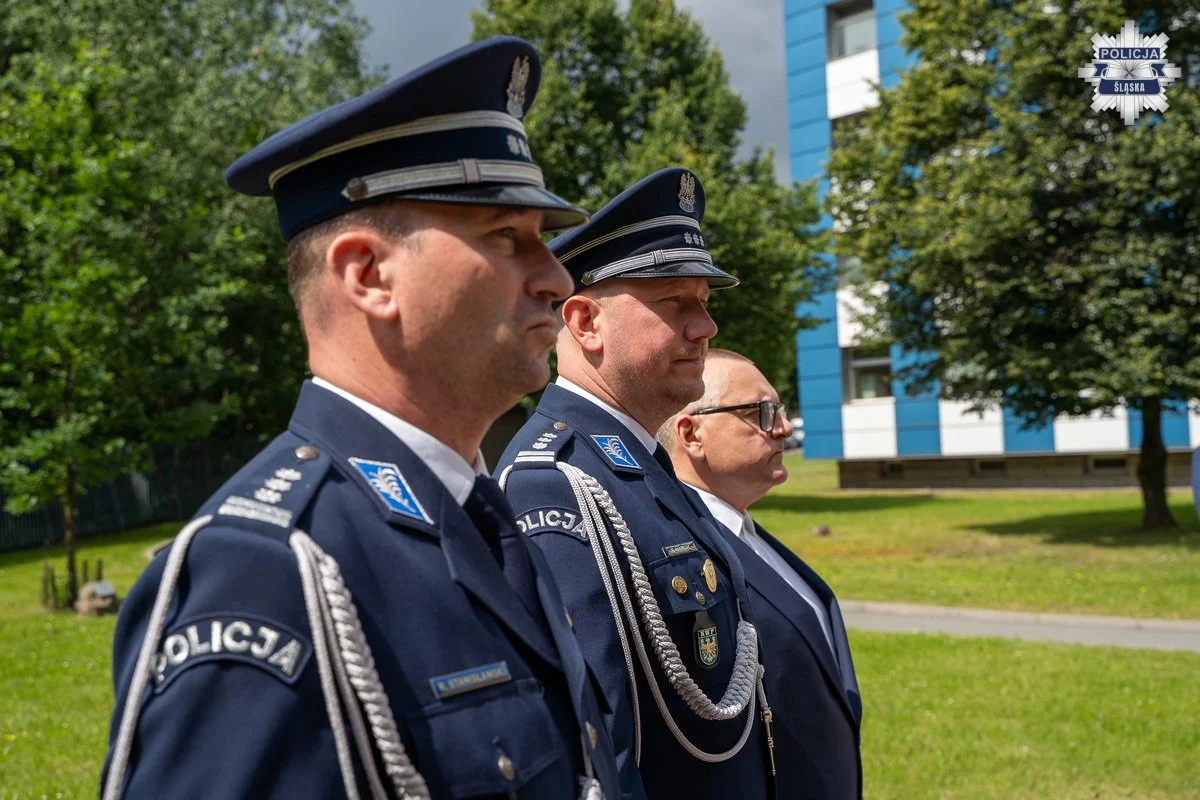 Śląska Policja oddała hołd swojej historii. W Katowicach uczczono 104. rocznicę /fot. Śląska Policja