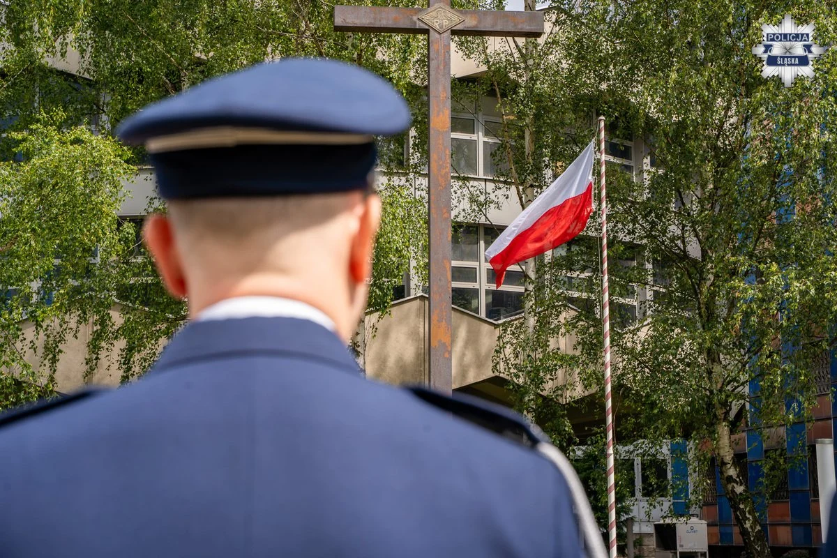 Śląska Policja oddała hołd swojej historii. W Katowicach uczczono 104. rocznicę /fot. Śląska Policja