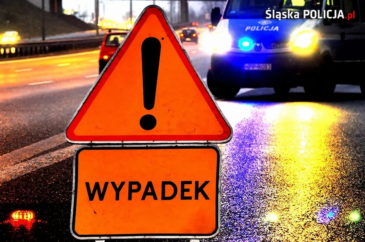 Dwie kolizje na DTŚ w Świętochłowicach. Droga w kierunku Gliwic była zablokowana