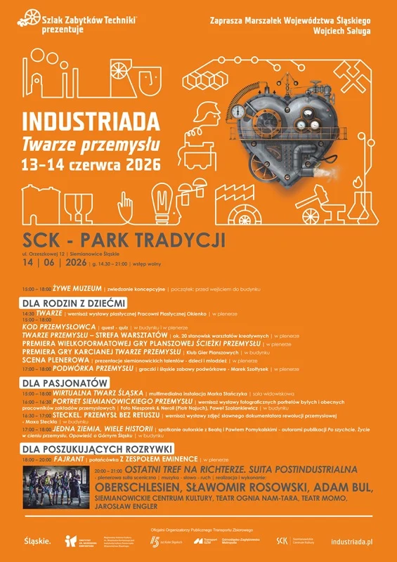 INDUSTRIADA 2026 w Parku Tradycji. Siemianowice pokażą „Twarze przemysłu” /fot. UM Siemianowice